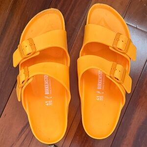 Birkenstock Arizona EVA size 41 orange sandals